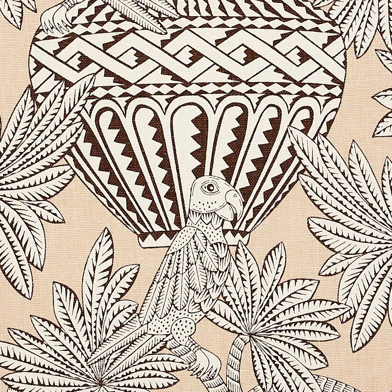 SANTAREM Fabric – NEUTRAL | Schumacher | Wallpaper Twins SANTAREM fabric NEUTRAL color by Schumacher
