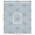 SANTAREM Fabric – SKY | Schumacher | Wallpaper Twins SANTAREM fabric SKY color by Schumacher