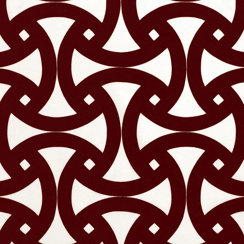 SANTORINI PRINT INDOOR/OUTDOOR fabric JAVA color by Schumacher