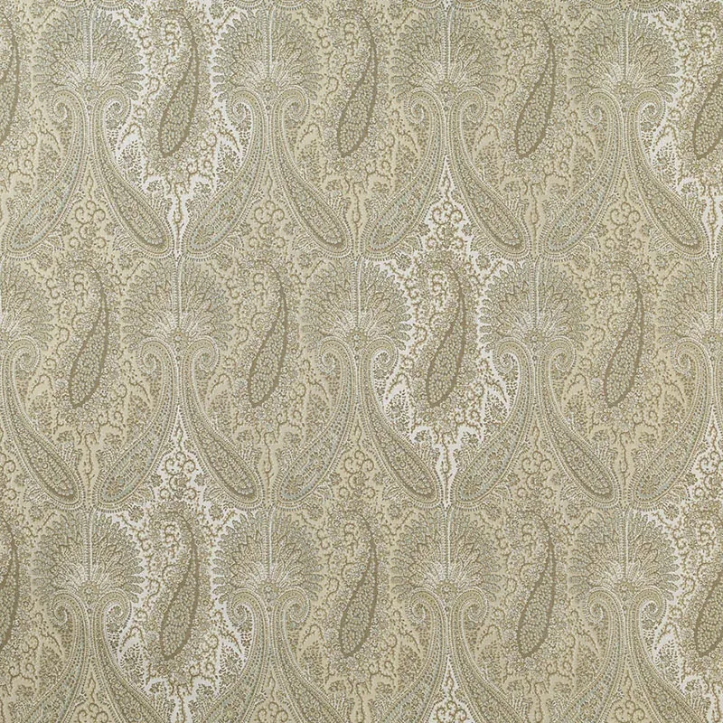 SARAWAK PAISLEY fabric ALABASTER color by Schumacher