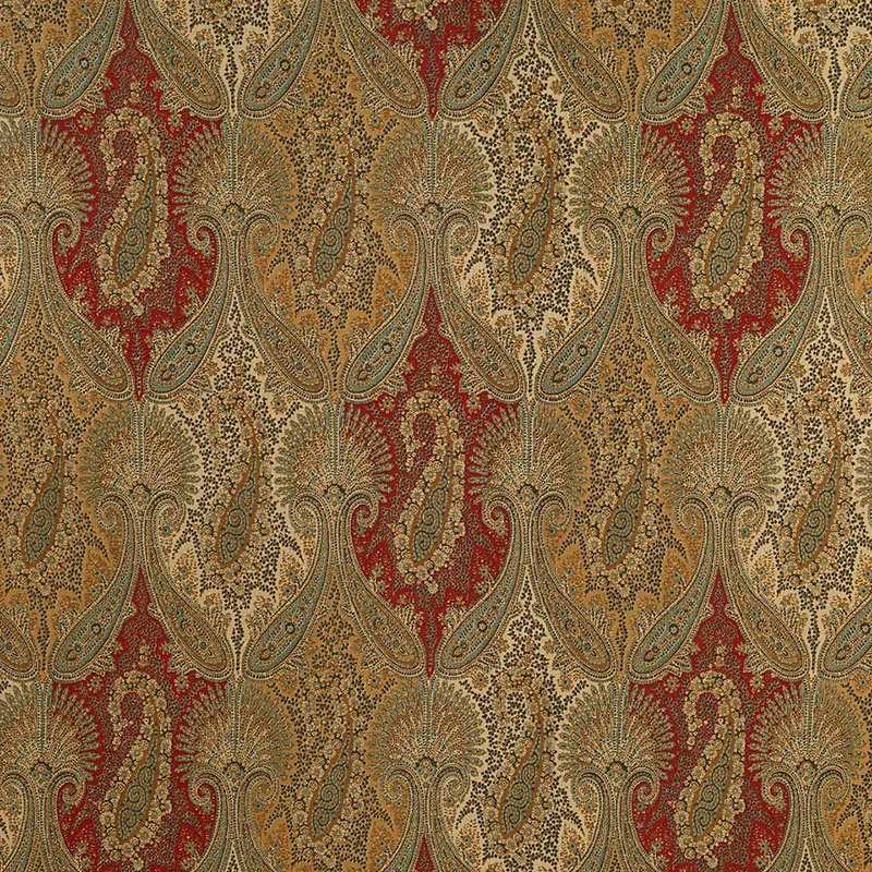 SARAWAK PAISLEY fabric TAPESTRY color by Schumacher