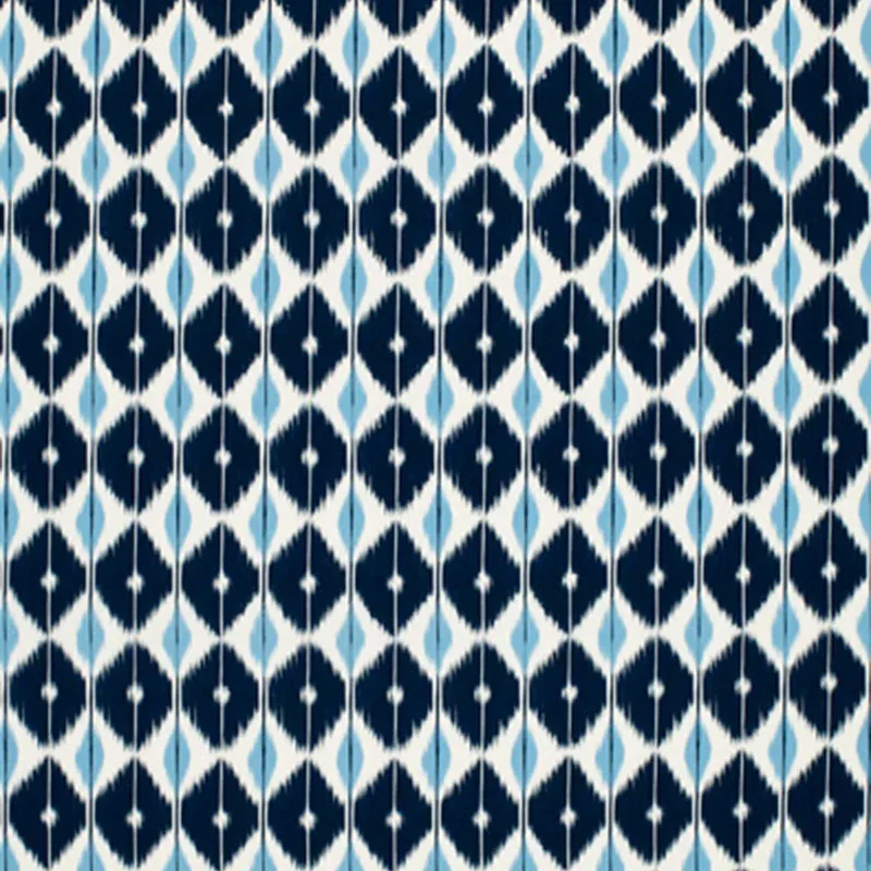 SARONG fabric INDIGO color by Schumacher