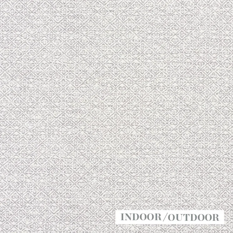 SARONG WEAVE INDOOR/OUTDOOR fabric GREY color by Schumacher