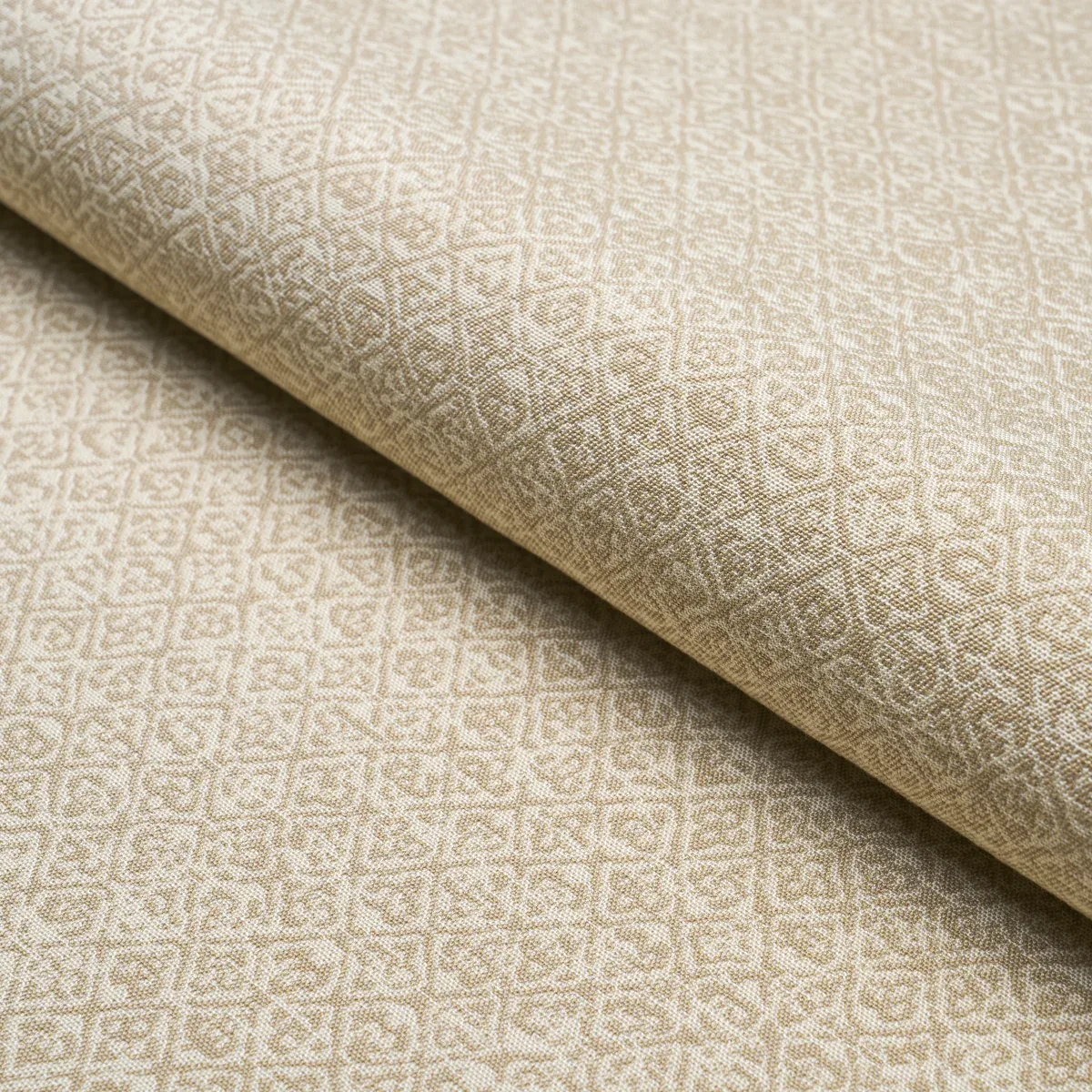 SARONG WEAVE INDOOR/OUTDOOR fabric WHITE SAND color by Schumacher