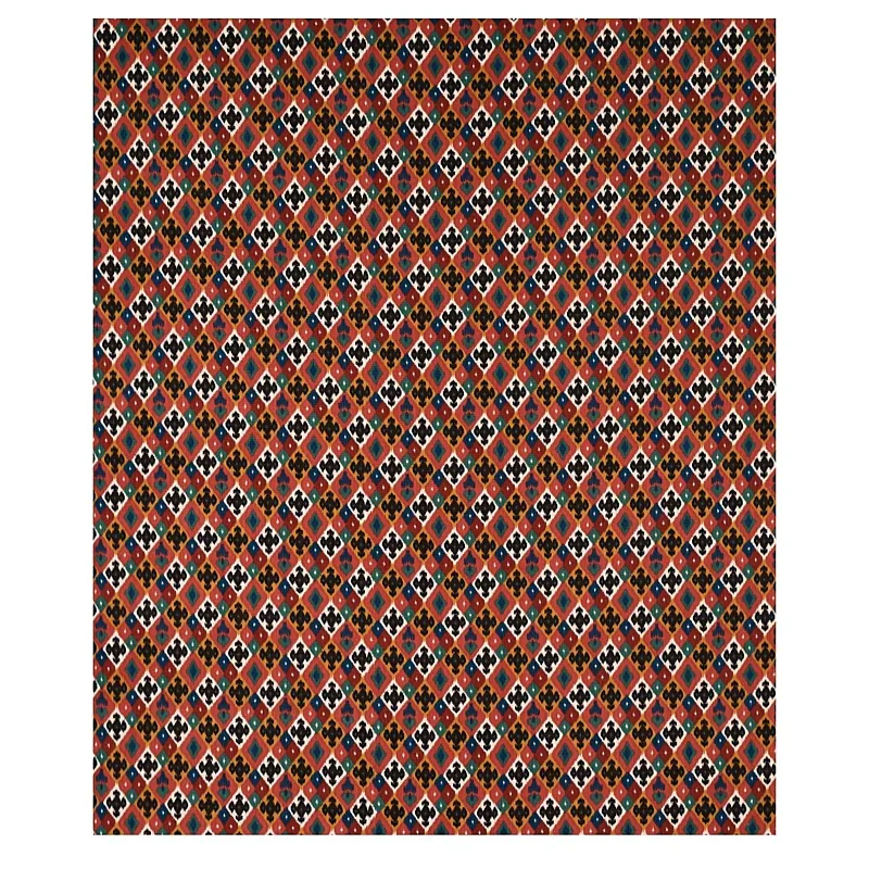 SASHA DIAMOND IKAT Fabric – ROSE AND SAFFRON | Schumacher | SASHA DIAMOND IKAT fabric ROSE AND SAFFRON color by Schumacher
