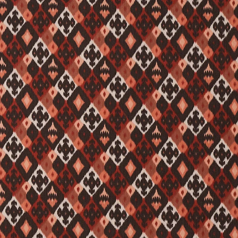 80660 | SASHA DIAMOND IKAT – TERRACOTTA