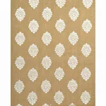 SAVANNA JUTE EMBROIDERED SHEER fabric JUTE color by Schumacher