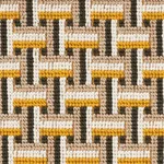 SAXON ÉPINGLÉ Fabric – OCHRE | Schumacher | Wallpaper Twins SAXON ÉPINGLÉ fabric OCHRE color by Schumacher