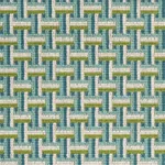 SAXON ÉPINGLÉ Fabric – PEACOCK | Schumacher | Wallpaper Twin SAXON ÉPINGLÉ fabric PEACOCK color by Schumacher