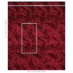SAZ PAISLEY SILK VELVET Fabric – BURGUNDY | Schumacher | Wal SAZ PAISLEY SILK VELVET fabric BURGUNDY color by Schumacher