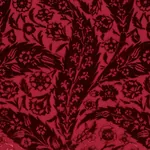 SAZ PAISLEY SILK VELVET Fabric – BURGUNDY | Schumacher | Wal SAZ PAISLEY SILK VELVET fabric BURGUNDY color by Schumacher