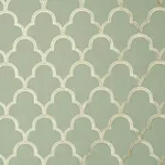 Scallop Embroidery Fabric – MINERAL | Schumacher | Wallpaper Scallop Embroidery fabric MINERAL color by Schumacher