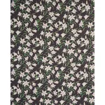 SCATTERED LILIES Fabric – CHARCOAL | Schumacher | Wallpaper SCATTERED LILIES fabric CHARCOAL color by Schumacher