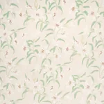 SCATTERED LILIES Fabric – CREAM | Schumacher | Wallpaper Twi SCATTERED LILIES fabric CREAM color by Schumacher