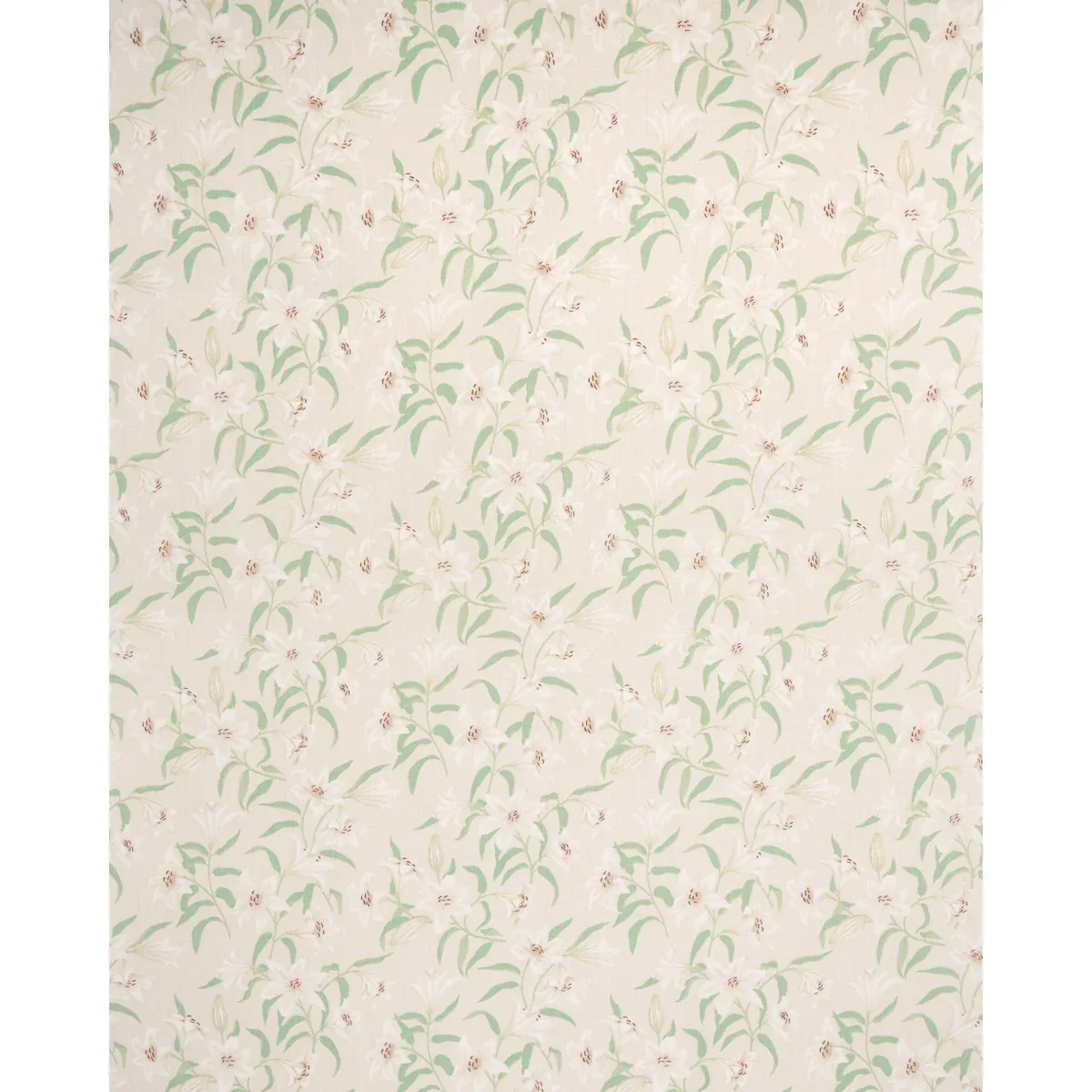 SCATTERED LILIES Fabric – CREAM | Schumacher | Wallpaper Twi SCATTERED LILIES fabric CREAM color by Schumacher