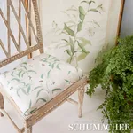 SCATTERED LILIES Fabric – CREAM | Schumacher | Wallpaper Twi SCATTERED LILIES fabric CREAM color by Schumacher