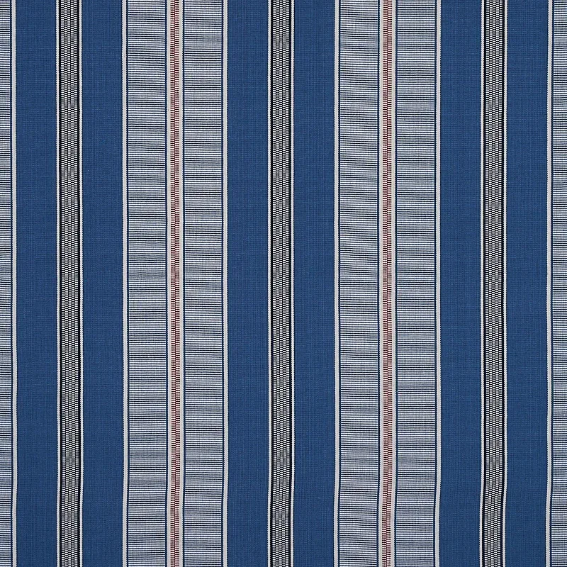 SCOOP HAND WOVEN STRIPE fabric NEPTUNE color by Schumacher