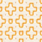 SCOUT EMBROIDERY Fabric – ORANGE | Schumacher | Wallpaper Tw SCOUT EMBROIDERY fabric ORANGE color by Schumacher