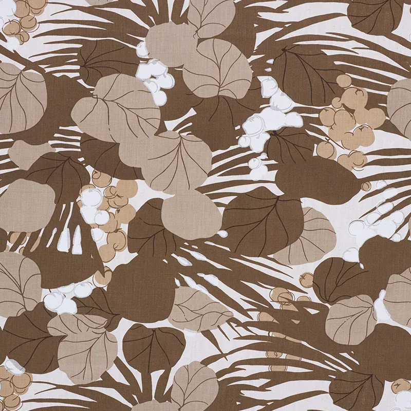 SEA GRAPES fabric BARK color by Schumacher