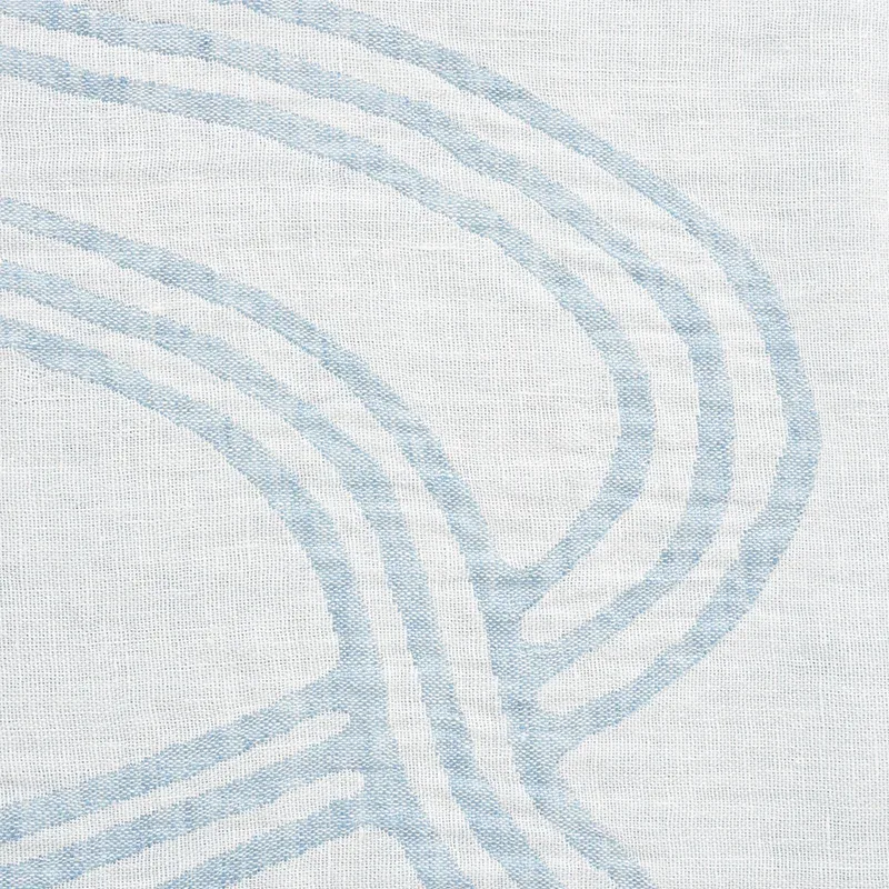 SEABURY CASEMENT Fabric – LIGHT BLUE | Schumacher | Wallpape SEABURY CASEMENT fabric LIGHT BLUE color by Schumacher