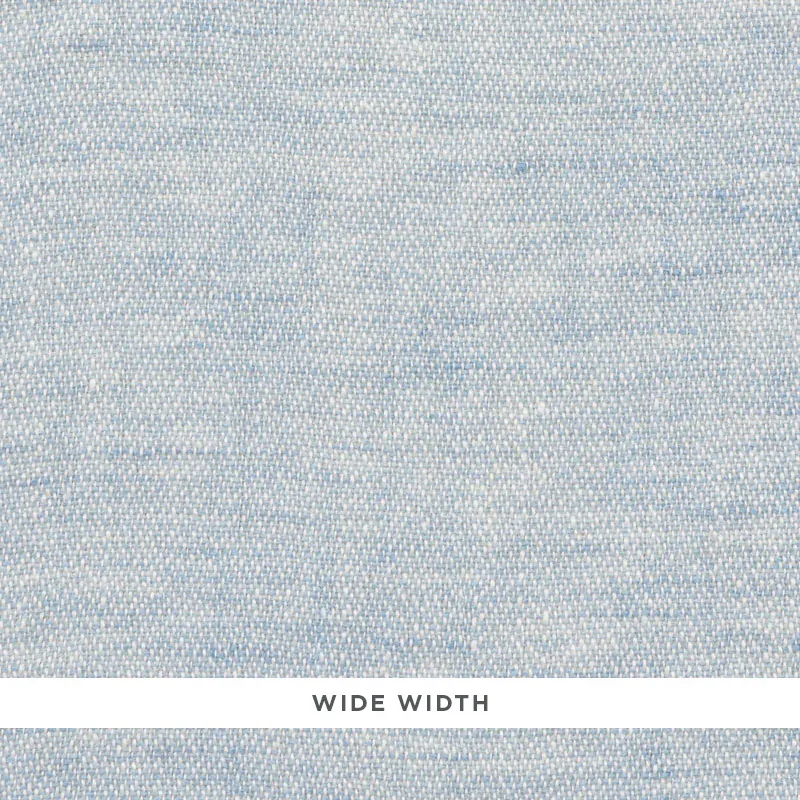 SEBASTIAN DOUBLE FACE CASEMENT fabric SKY color by Schumacher