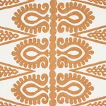 SEEMA EMBROIDERY Fabric – GOLD | Schumacher | Wallpaper Twin SEEMA EMBROIDERY fabric GOLD color by Schumacher
