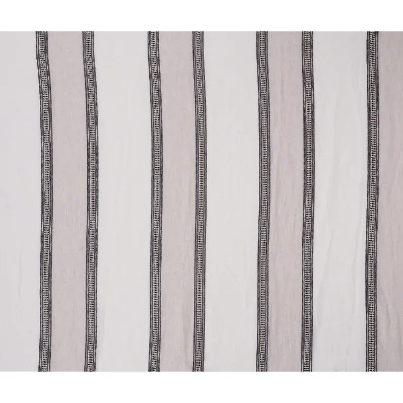 SENITA STRIPE SHEER Fabric – NEUTRAL | Schumacher | Wallpape SENITA STRIPE SHEER fabric NEUTRAL color by Schumacher
