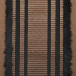 SENZA SATIN STRIPE Fabric – BROWN | Schumacher | Wallpaper T SENZA SATIN STRIPE fabric BROWN color by Schumacher