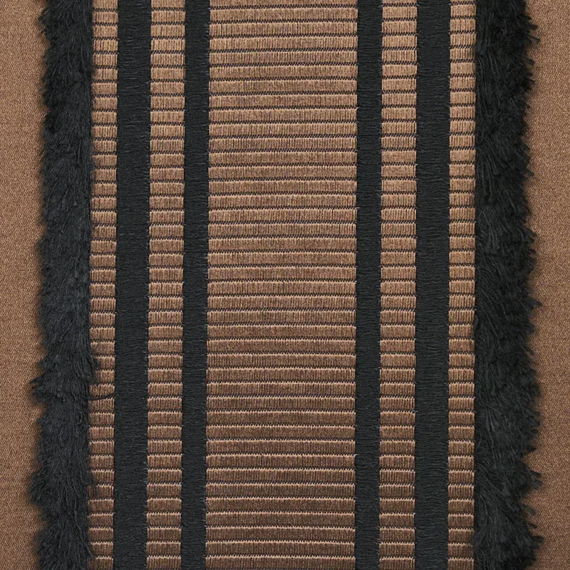 SENZA SATIN STRIPE Fabric – BROWN | Schumacher | Wallpaper T SENZA SATIN STRIPE fabric BROWN color by Schumacher