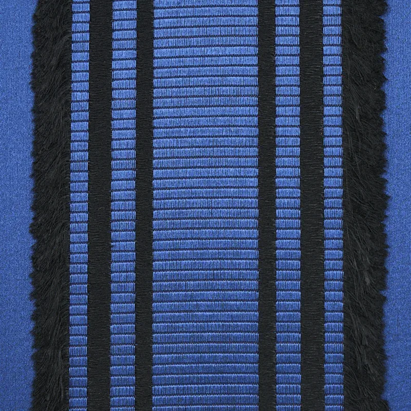 SENZA SATIN STRIPE Fabric – COBALT | Schumacher | Wallpaper SENZA SATIN STRIPE fabric COBALT color by Schumacher