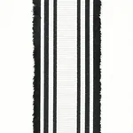 SENZA SATIN STRIPE fabric PEARL color by Schumacher