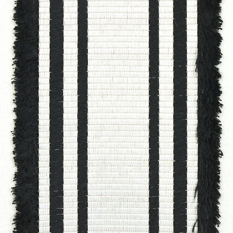 SENZA SATIN STRIPE fabric PEARL color by Schumacher