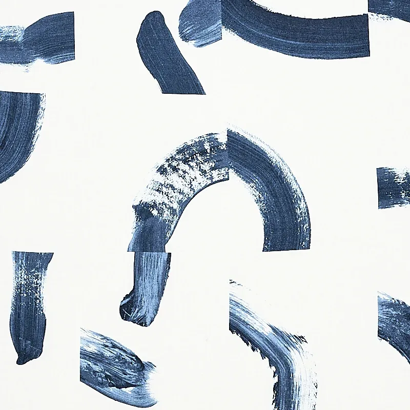 SEPIESSA fabric NAVY color by Schumacher