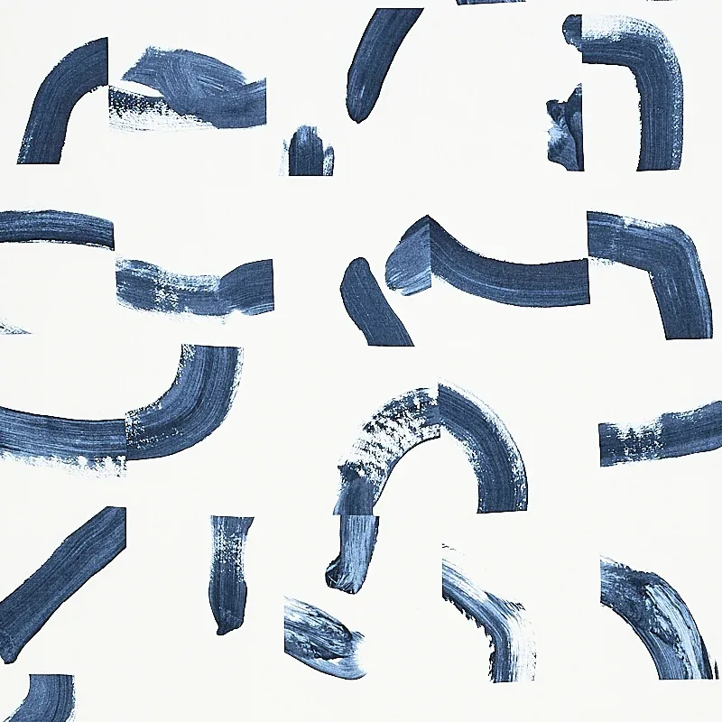 SEPIESSA fabric NAVY color by Schumacher