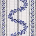 SERENA GARLAND Fabric – BLUE | Schumacher | Wallpaper Twins SERENA GARLAND fabric BLUE color by Schumacher