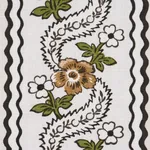 SERENA GARLAND Fabric – OCHRE | Schumacher | Wallpaper Twins SERENA GARLAND fabric OCHRE color by Schumacher