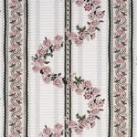 SERENA GARLAND Fabric – ROSE | Schumacher | Wallpaper Twins SERENA GARLAND fabric ROSE color by Schumacher