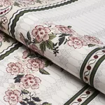 SERENA GARLAND Fabric – ROSE | Schumacher | Wallpaper Twins SERENA GARLAND fabric ROSE color by Schumacher