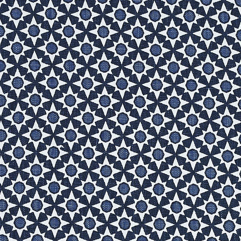 SERENDIPITY fabric BLUES color by Schumacher