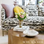 SERENGETI Fabric – TIGRE BLANC | Schumacher | Wallpaper Twin SERENGETI fabric TIGRE BLANC color by Schumacher