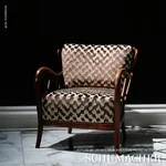 SERENISSIMO VELVET fabric TOFFEE color by Schumacher