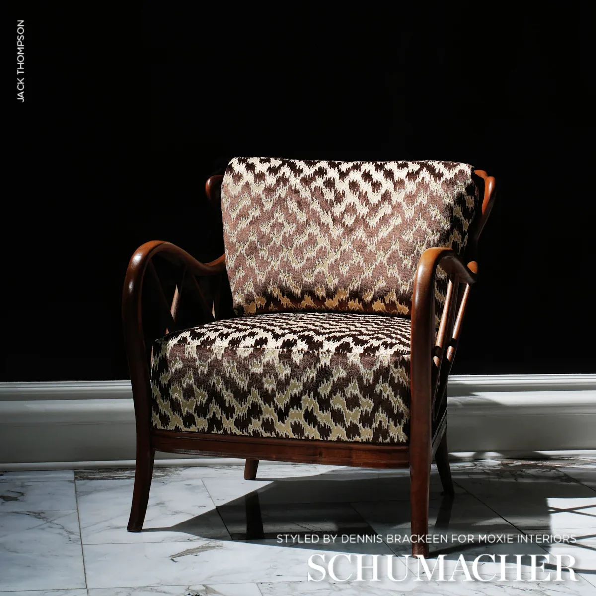 SERENISSIMO VELVET fabric TOFFEE color by Schumacher