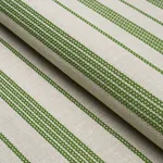 SERRA MESA INDOOR/OUTDOOR STRIPE fabric VERDE color by Schumacher
