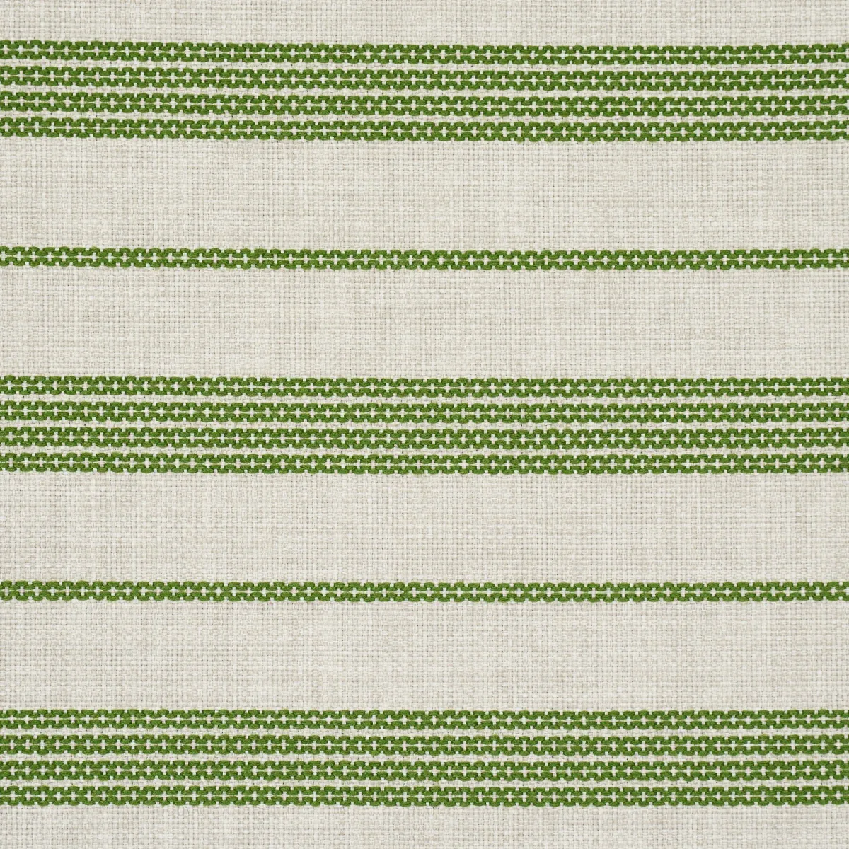SERRA MESA INDOOR/OUTDOOR STRIPE fabric VERDE color by Schumacher