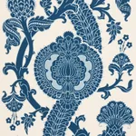 SHALKAR fabric INDIGO color by Schumacher