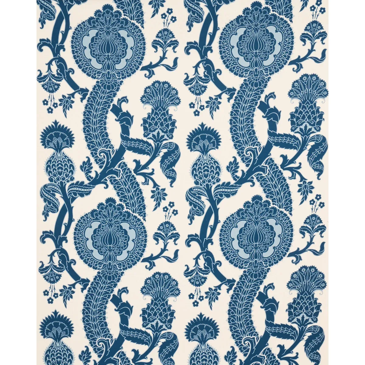 SHALKAR fabric INDIGO color by Schumacher