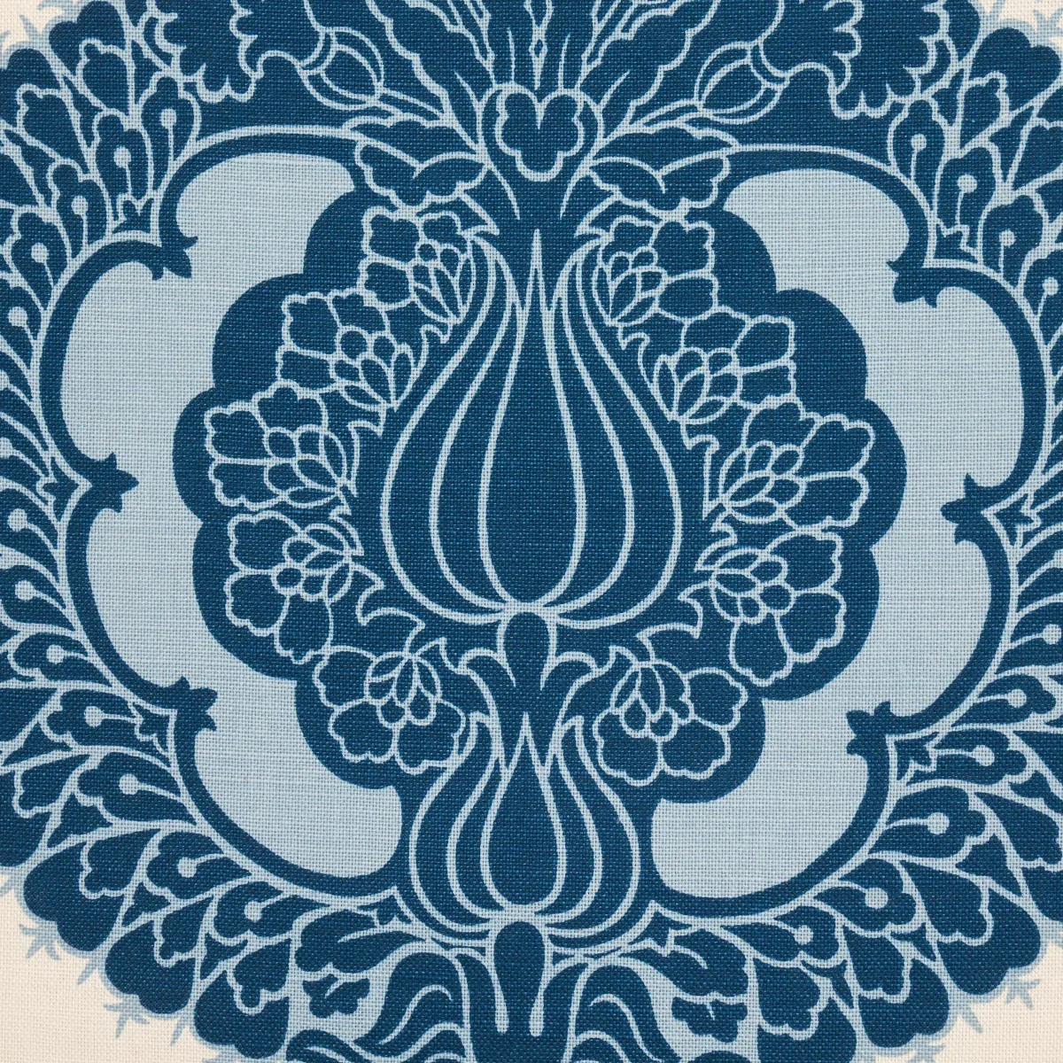 SHALKAR fabric INDIGO color by Schumacher
