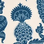 SHALKAR fabric INDIGO color by Schumacher
