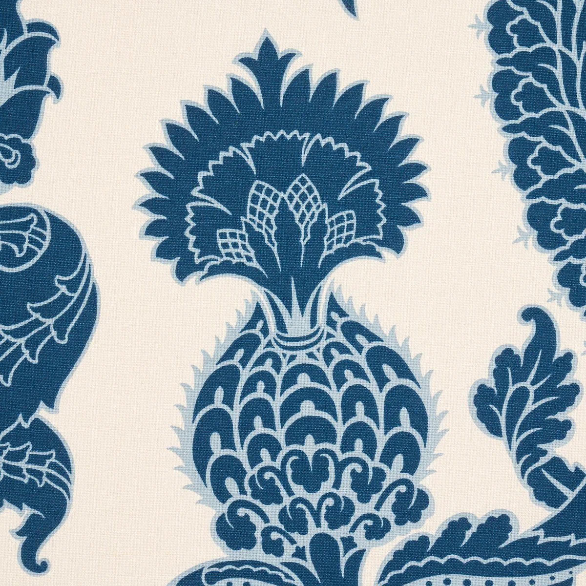 SHALKAR fabric INDIGO color by Schumacher