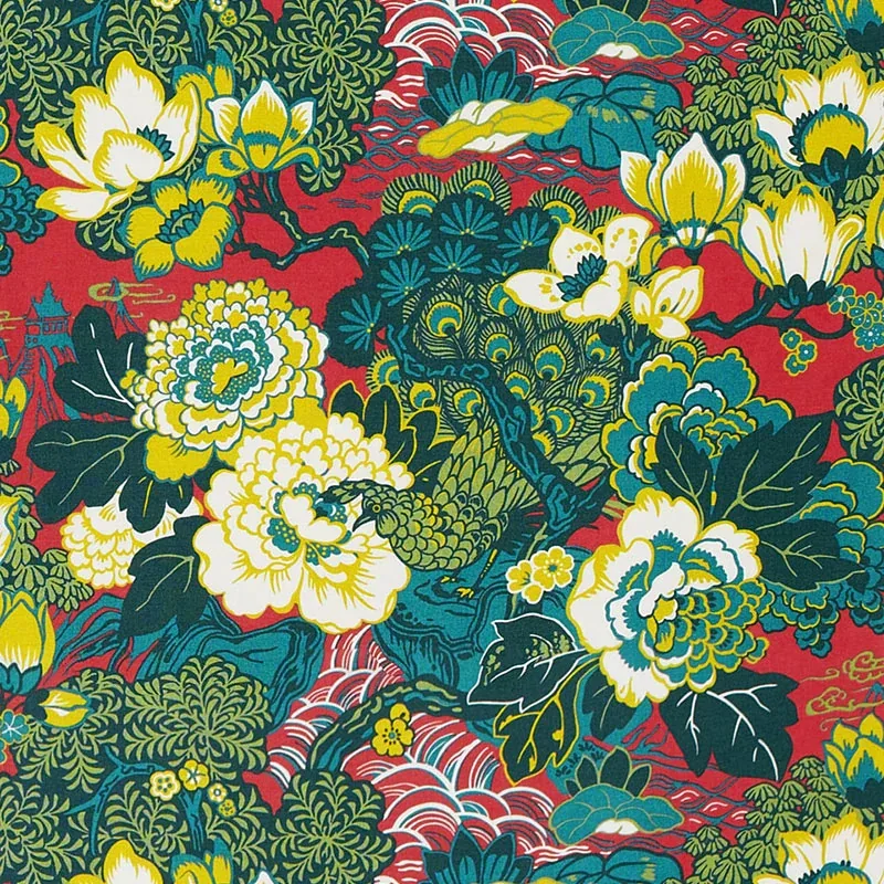 175130 | SHANGHAI PEACOCK – CERISE